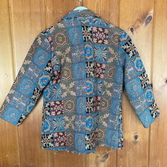 Vintage Patterned Blazer - Picture 9 of 10